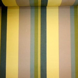 April Green Stripe color Verde Cotton Fabric
